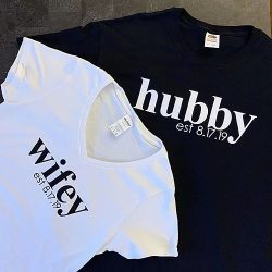 Wifey-Hubby  páros póló 